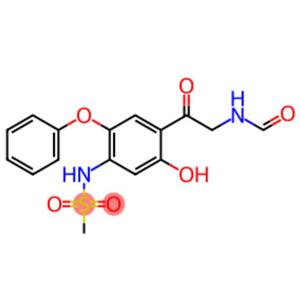 MethanesulfonaMide, N-[4-[2-(forMylaMino)acetyl]-5-hydroxy-2-phenoxyphenyl]-