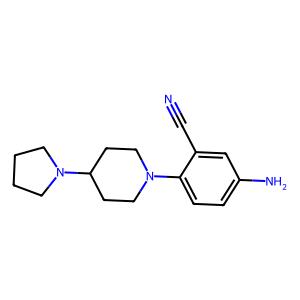 5-amino-2-(4-(pyrrolidin-1-yl)piperidin-1-yl)benzonitrile