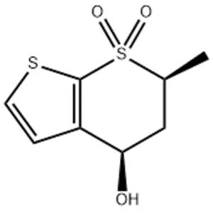(4S,6S)-4H-Thieno[2,3-b]-thiopyran-4-ol-5,6-dihydro-6-methyl-7,7-dioxide