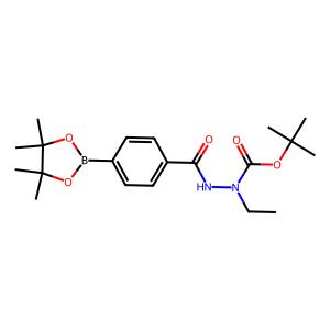 tert-butyl 1-ethyl-2-(4-(4,4,5,5-tetramethyl-1,3,2-dioxaborolan-2-yl)benzoyl)hydrazine-1-carboxylate