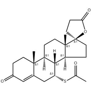 17-Hydroxy-7-alpha-mercapto-3-oxo-17-alpha-pregn-4-ene-21-carboxylic acid-gamma-lactone-7-acetate