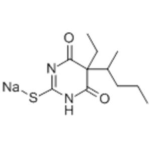 4,6(1H,5H)-Pyrimidinedione,5-ethyldihydro-5-(1-methylbutyl)-2-thioxo-, sodium salt (1:1)