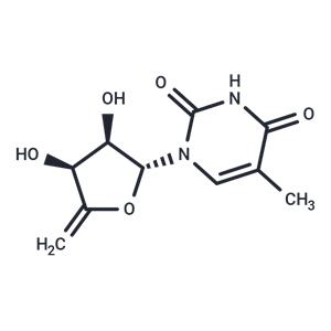 4',5'-Didehydro-5'-deoxy-5-methyluridine