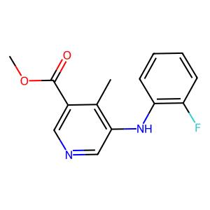 methyl 5-((2-fluorophenyl)amino)-4-methylnicotinate