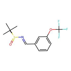 (S,E)-2-methyl-N-(3-(trifluoromethoxy)benzylidene)propane-2-sulfinamide