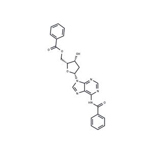 9-(5'-O-Benzoyl-N4-benzoyl-2-deoxy-beta-D-threo-pentofuranosyl)adenine