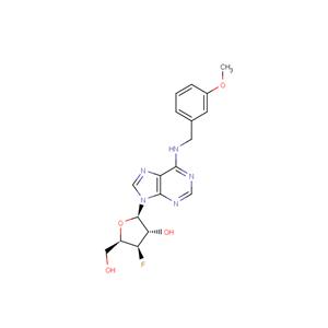 3'-Deoxy-3'-fluoro-xylo-N6-(m-methoxybenzyl)adenosine