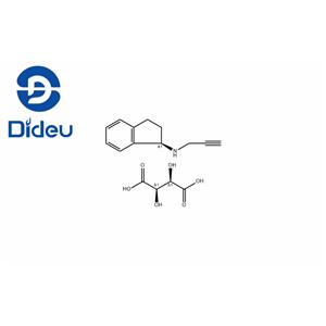 (1R)-(+)-N-prop-2-yn-1-ylindan-1-amine (2R,3R)-2,3-dihydroxybutanedioate (2:1)