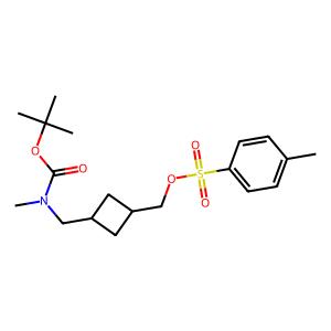 (3-(((tert-butoxycarbonyl)(methyl)amino)methyl)cyclobutyl)methyl 4-methylbenzenesulfonate