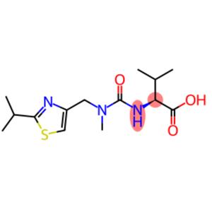 (S)-2-(3-((2-Isopropylthiazol-4-yl)methyl)-3-methylureido)-3-methylbutanoic acid