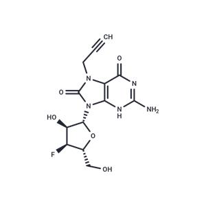 7,8-Dihydro-8-oxo-7-propargyl-3'-deoxy-3'-fluoro guanosine
