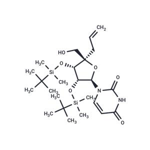 4'-alpha-C-Allyl-2',3'-bis(O-t-butyldimethylsilyl)uridine