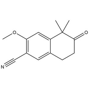 3-methoxy-5,5-dimethyl-6-oxo-5,6,7,8-tetrahydronaphthalene-2-carbonitrile