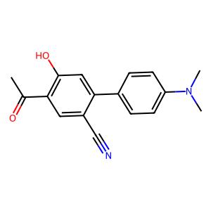 4-acetyl-4'-(dimethylamino)-5-hydroxy-[1,1'-biphenyl]-2-carbonitrile