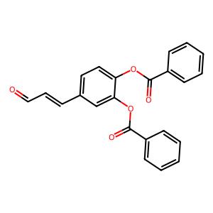 2-(benzoyloxy)-4-[(1E)-3-oxoprop-1-en-1-yl]phenyl benzoate