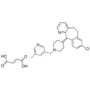 8-Chloro-6,11-dihydro-11-[1-[(5-methyl-3-pyridyl)methyl]-4-piperidylidene]-5H-benzo[5,6]cyclohepta[1,2-b]pyridine fumarate