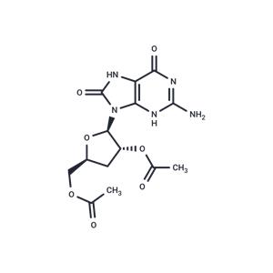 3'-Deoxy-2',5'-di-O-acetyl-8-hydroxyguanosine