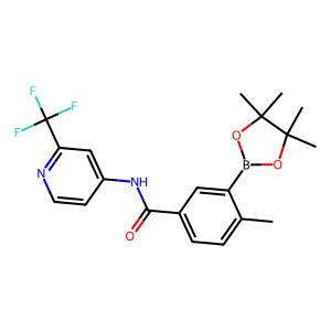 4-methyl-3-(4,4,5,5-tetramethyl-1,3,2-dioxaborolan-2-yl)-N-(2-(trifluoromethyl)pyridin-4-yl)benzamide