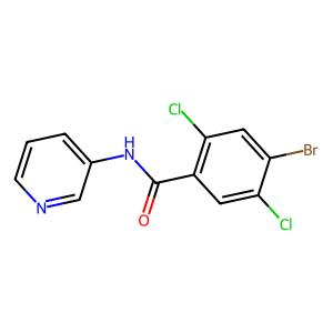 4-bromo-2,5-dichloro-N-(pyridin-3-yl)benzamide