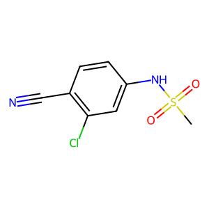 N-(3-chloro-4-cyanophenyl)methanesulfonamide