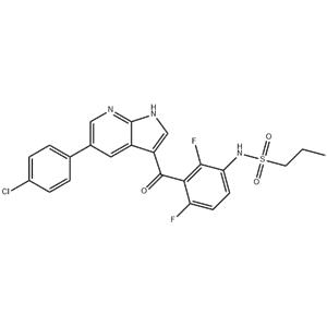 N-(3-(5-(4-Chlorophenyl)-1H-pyrrolo[2,3-B]pyridine-3-carbonyl)-2,4-difluorophenyl)propane-1-sulfonaMide