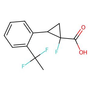 2-(2-(1,1-difluoroethyl)phenyl)-1-fluorocyclopropane-1-carboxylic acid
