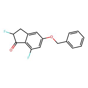5-(benzyloxy)-2,7-difluoro-2,3-dihydro-1H-inden-1-one