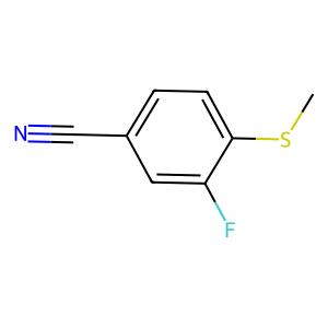 3-fluoro-4-(methylthio)benzonitrile