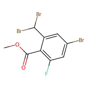 methyl 4-bromo-2-(dibromomethyl)-6-fluorobenzoate
