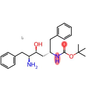 [(1S,3S,4S)-4-Amino-3-hydroxy-5-phenyl-1-(phenylmethyl)pentyl]-carbamic acid 1,1-dimethylethyl ester