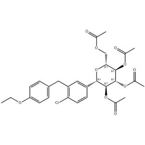 D-Glucitol, 1,5-anhydro-1-C-[4-chloro-3-[(4-ethoxyphenyl)Methyl]phenyl]-, tetraacetate, (1S)-