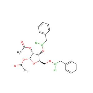 1',2'-Di-O-acetyl-3,5-bis-O-(2,4-dichlorobenzyl)-D-ribofuranoside