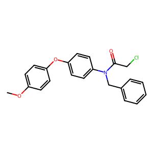 N-benzyl-2-chloro-N-(4-(4-methoxyphenoxy)phenyl)acetamide