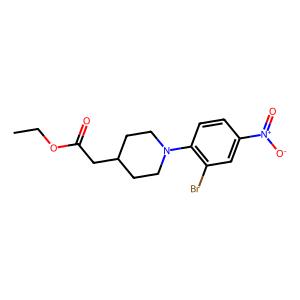 ethyl 2-(1-(2-bromo-4-nitrophenyl)piperidin-4-yl)acetate