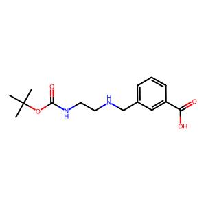 3-(((2-((tert-butoxycarbonyl)amino)ethyl)amino)methyl)benzoic acid