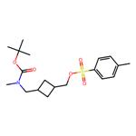 (3-(((tert-butoxycarbonyl)(methyl)amino)methyl)cyclobutyl)methyl 4-methylbenzenesulfonate pictures