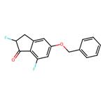 5-(benzyloxy)-2,7-difluoro-2,3-dihydro-1H-inden-1-one pictures