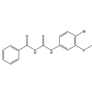 N-((4-bromo-3-methoxyphenyl)carbamothioyl)benzamide