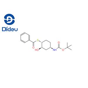 {(1R,2R,4R)-4-[(tert-butoxycarbonyl)-amino]-2-hydroxy-cyclohexyl} benzene-carbothioate
