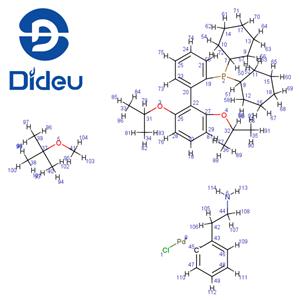 Chloro(2-dicyclohexylphosphino-2',6'-di-i-propoxy-1,1'-biphenyl)[2-(2-aminoethylphenyl)]palladium(II), methyl-t-butylether adduct