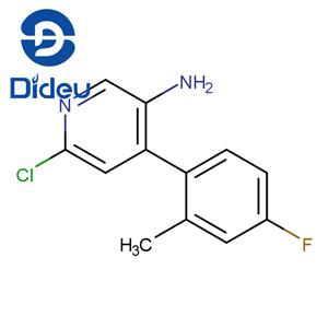 6-Chloro-4-(4-fluoro-2-methylphenyl)pyridin-3-amine
