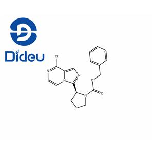 (S)-benzyl 2-(8-chloroimidazo[1,5-a]pyrazin-3-yl)pyrrolidine-1-carboxylate