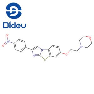 7-[2-(4-Morpholinyl)ethoxy]-2-(4-nitrophenyl)imidazo[2,1-b]benzothiazole