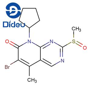 6-BroMo-8-cyclopentyl-2-Methanesulfinyl-5-Methyl-8H-pyrido[2,3-d]pyriMidin-7-one