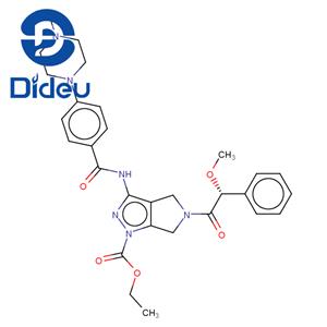 5-((R)-2-Methoxy-2-phenylacetyl)-3-[4-(4-Methylpiperazin-1-yl)benzoylaMino]-5,6-dihydro-4H-pyrrolo[3,4-c]pyrazole-1-carboxylic acid ethyl ester