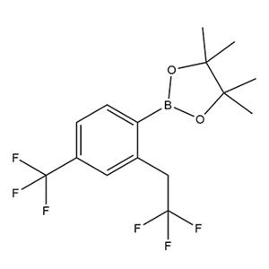 4,4,5,5-tetramethyl-2-(2-(2,2,2-trifluoroethyl)-4-(trifluoromethyl)phenyl)-1,3,2-dioxaborolane