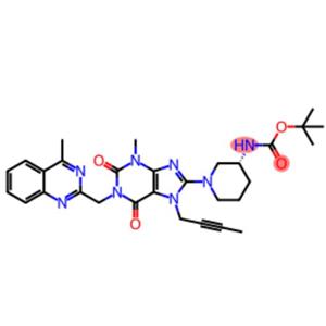 Tert-butyl((3s)-1-(7-(but-2-yn-1-yl)-3-Methyl-1-((4-Methylquinazolin-2-yl)Methyl)-2,6-dioxo-2,3,4,5,6,7-hexahydro-1h-purin-8-yl)piperidin-3-yl)carbaMate