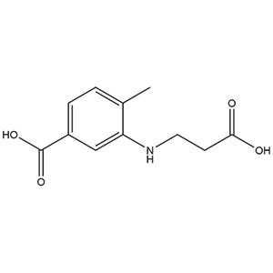 3-((2-carboxyethyl)amino)-4-methylbenzoic acid
