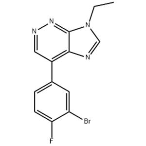 4-(3-bromo-4-fluorophenyl)-7-ethyl-7H-imidazo[4,5-c]pyridazine