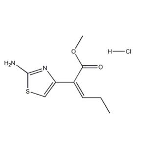 (Z)-2-Amino-alpha-propylidene-4-thiazoleacetic acid methyl ester hydrochloride